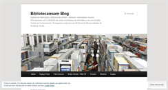 Desktop Screenshot of bibliotecaiesam.wordpress.com