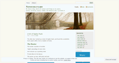 Desktop Screenshot of nonsublunary.wordpress.com