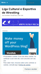 Mobile Screenshot of ligadewrestling.wordpress.com