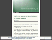 Tablet Screenshot of pelofskyandassociates.wordpress.com