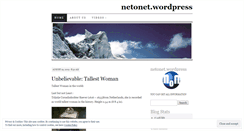Desktop Screenshot of netonet.wordpress.com