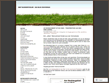 Tablet Screenshot of dertausendfuesslerroman.wordpress.com