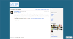Desktop Screenshot of amfossclub.wordpress.com