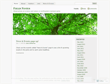 Tablet Screenshot of northeastparkscience.wordpress.com