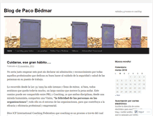 Tablet Screenshot of bedmarcoach.wordpress.com