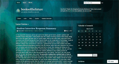 Desktop Screenshot of booksofthefuture.wordpress.com