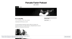 Desktop Screenshot of pancakefactor.wordpress.com