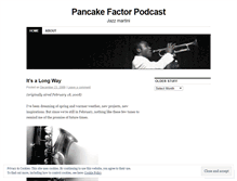 Tablet Screenshot of pancakefactor.wordpress.com