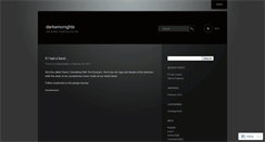 Desktop Screenshot of darkemonights.wordpress.com