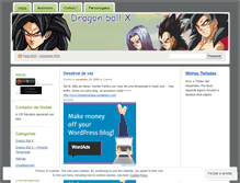 Tablet Screenshot of dragonballx2.wordpress.com