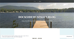 Desktop Screenshot of docksidemusings.wordpress.com