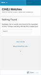 Mobile Screenshot of cihzjwatches.wordpress.com
