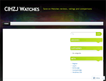 Tablet Screenshot of cihzjwatches.wordpress.com