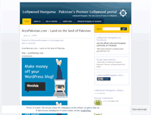 Tablet Screenshot of lollywoodhungama.wordpress.com