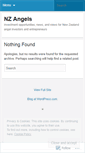 Mobile Screenshot of nzangels.wordpress.com