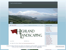 Tablet Screenshot of highlandlandscaping.wordpress.com