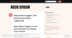 Desktop Screenshot of neckspasm.wordpress.com