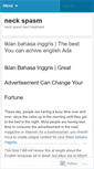 Mobile Screenshot of neckspasm.wordpress.com