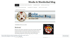 Desktop Screenshot of moshemordechai.wordpress.com