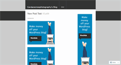 Desktop Screenshot of candacecrossphotography.wordpress.com