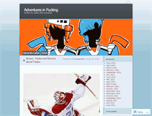 Tablet Screenshot of adventuresinpucking.wordpress.com