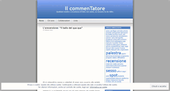 Desktop Screenshot of ilcommentatore.wordpress.com