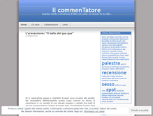 Tablet Screenshot of ilcommentatore.wordpress.com