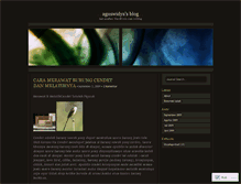 Tablet Screenshot of aguswidya.wordpress.com