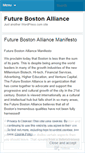 Mobile Screenshot of futurebostonall.wordpress.com