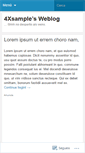 Mobile Screenshot of 4xsample.wordpress.com