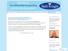 Tablet Screenshot of bathknight.wordpress.com