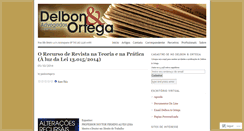 Desktop Screenshot of delboneortega.wordpress.com