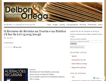 Tablet Screenshot of delboneortega.wordpress.com