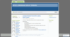 Desktop Screenshot of info2lowongan.wordpress.com