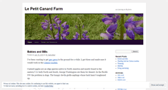 Desktop Screenshot of lepetitcanardfarm.wordpress.com