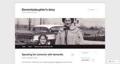 Desktop Screenshot of dementiadaughter.wordpress.com