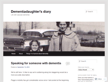 Tablet Screenshot of dementiadaughter.wordpress.com