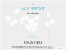 Tablet Screenshot of cie.bancdebinarydemo.wordpress.com
