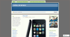 Desktop Screenshot of aniveldemyself.wordpress.com