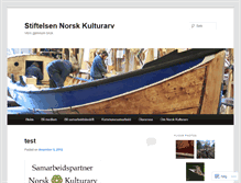 Tablet Screenshot of norskkulturarv.wordpress.com