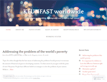 Tablet Screenshot of keunfast.wordpress.com