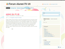 Tablet Screenshot of alumnifkuii.wordpress.com