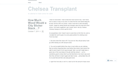 Desktop Screenshot of chelseatransplant.wordpress.com