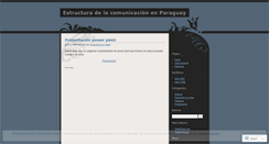 Desktop Screenshot of estructuraparaguay.wordpress.com