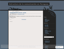 Tablet Screenshot of estructuraparaguay.wordpress.com