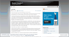 Desktop Screenshot of mauditefrancaise.wordpress.com
