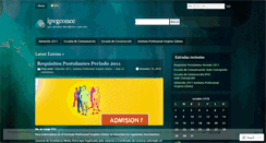 Desktop Screenshot of ipvgconce.wordpress.com