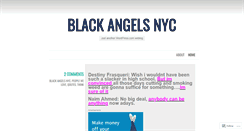 Desktop Screenshot of blackangelsnyc.wordpress.com