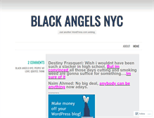 Tablet Screenshot of blackangelsnyc.wordpress.com