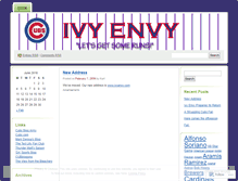 Tablet Screenshot of ivyenvy.wordpress.com